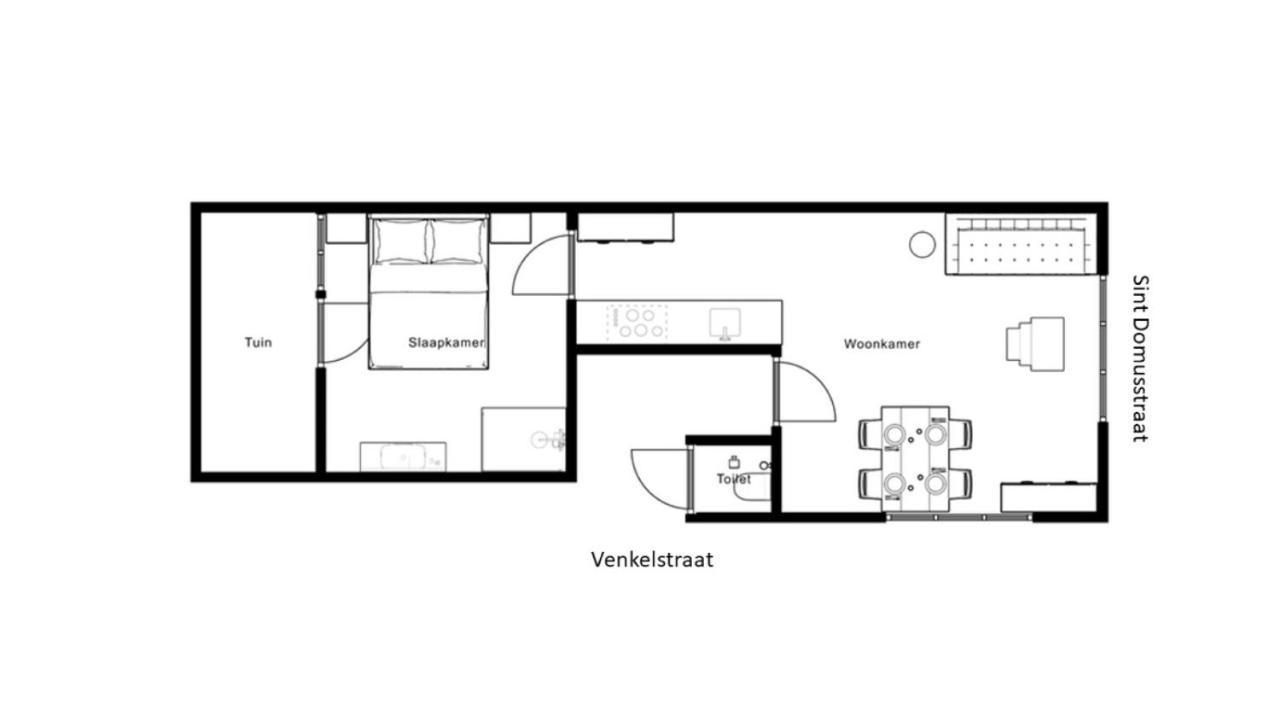 Pakhuis De Venkel Apartment Zierikzee Bagian luar foto